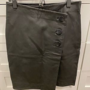 Bash leather skirt